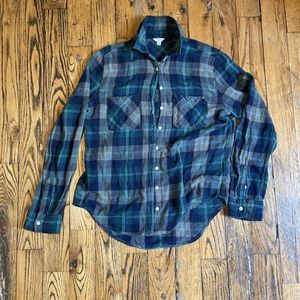 Aeropostale Green Plaid Women’s Flannel Medium